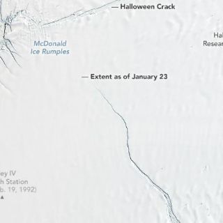 La NASA advierte sobre desprendimiento de iceberg en la Antártida
