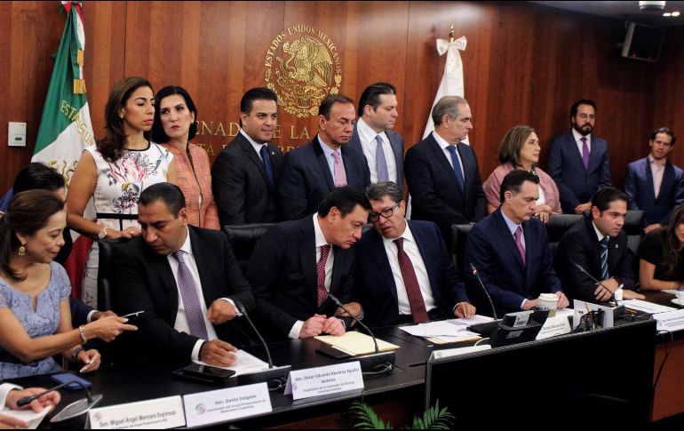 El Senado alcanza los acuerdos necesarios para la aprobación del dictamen que crea la Guardia Nacional. EFE / M. Hartz