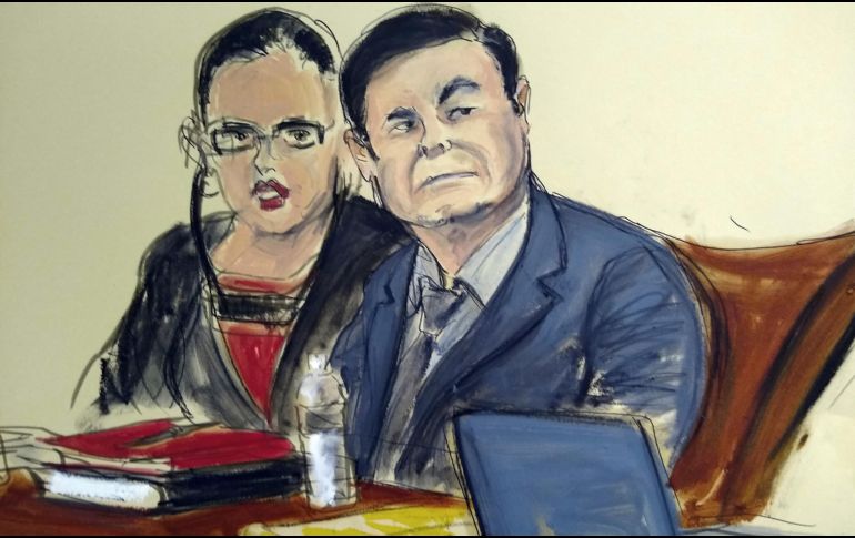 Guzmán Loera fue hallado culpable de traficar más de 130 toneladas de drogas a Estados Unidos por un jurado de Nueva York. AP/E. Williams