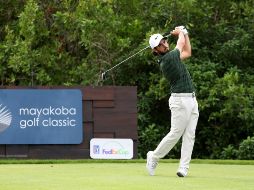 Abraham Ancer se muestra feliz con primera ronda en la competencia. EL INFORMADOR / ARCHIVO