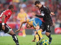 Apertura 2017. Fue el último duelo en el que Atlas recibió a Tigres en el Jalisco. En ese partido igualaron a un tanto y aún jugaba Rafael Márquez para los Zorros. MEXSPORT