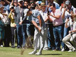Tiger Woods acapara los reflectores en el certamen mexicano.AFP