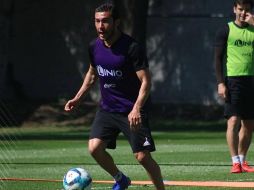Juan Pablo Vigón en el entrenamiento de los Rojinegros del Atlas. FACEBOOK / Atlas FC