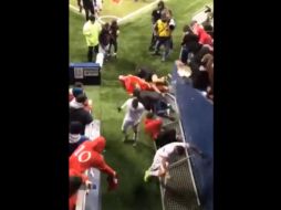 Por fortuna, no se reportan lesionados de gravedad. TWITTER /