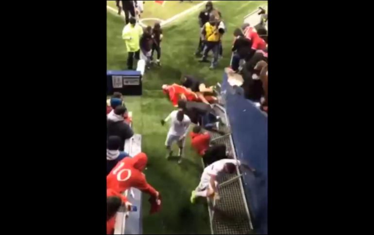 Por fortuna, no se reportan lesionados de gravedad. TWITTER /