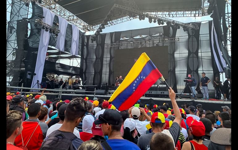 Asistentes al llamado concierto 