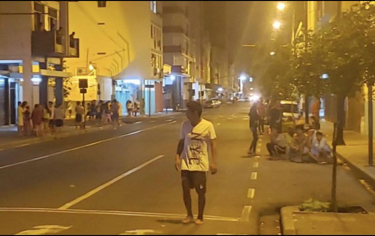 Personas evacuaron sus viviendas de forma oportuna, por lo que no hubo mayores afectaciones. TWITTER/@EcuadorPlay