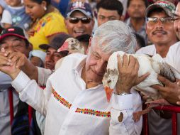 López Obrador hizo famosa la frase ''me canso ganso'', para referirse a que cumplirá con echar a andar sus proyectos, acabar con la corrupción y tener presupuesto suficiente para los programas de Gobierno. NTX / J. Pazos