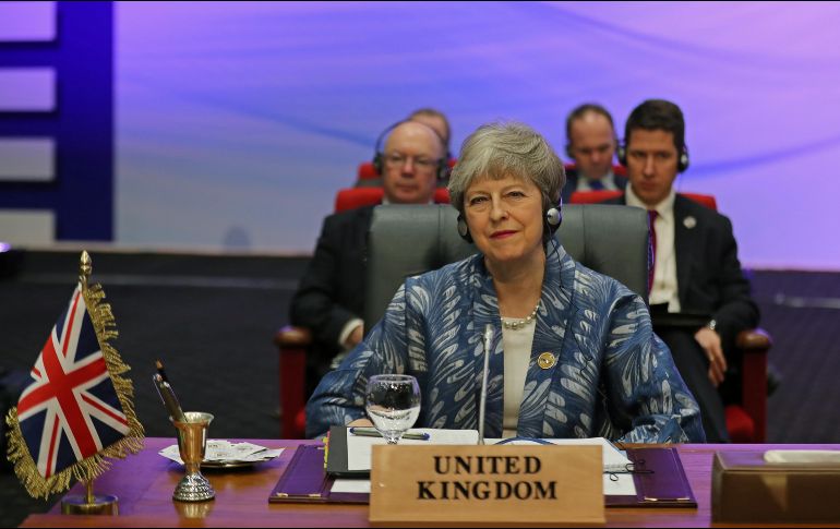 May participa en la primera Cumbre Unión Europea-Liga de los Países Árabes. REUTERS / M. AbdEl Ghany