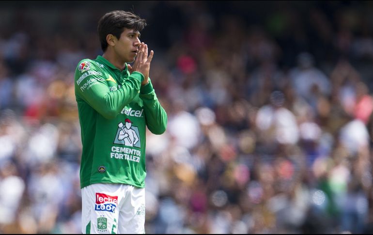 El delantero le propinó un pisotón a Jáquez al 69'. MEXSPORT/O. Aguilar