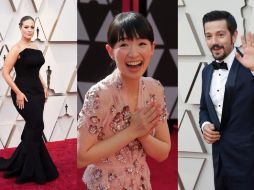 Famosos como Diego Luna desfilaron por la alfombra roja previo a la ceremonia de los Oscar. ESPECIAL