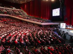 Aspecto de la 137 Asamblea General Ordinaria del Consejo y del 83 aniversario de la Confederación de Trabajadores de México. SUN/D. Sánchez