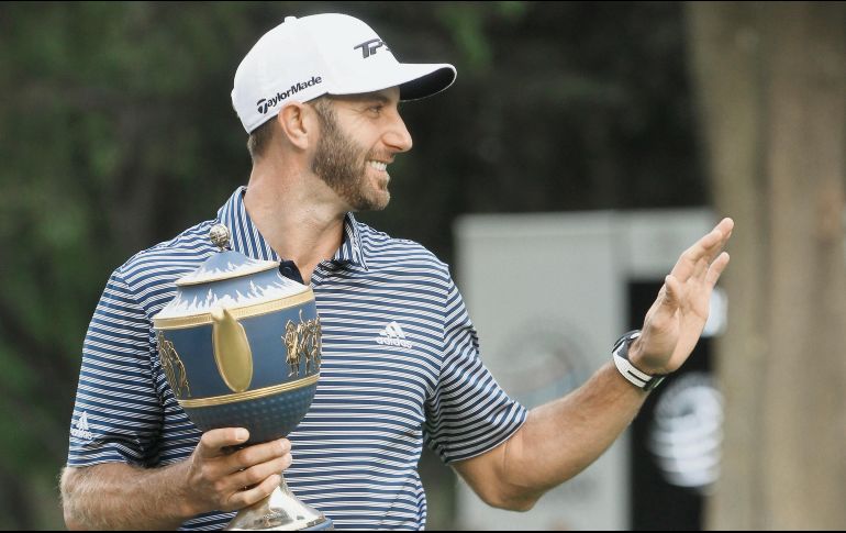 Con su triunfo de este fin de semana en la Ciudad de México, Dustin Johnson llega a los 20 títulos como profesional. EFE / M. Guzmán