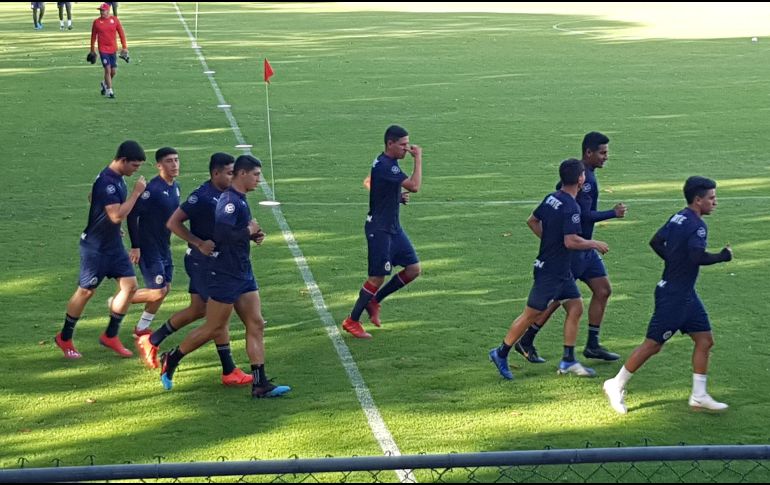 Entrenamiento en Verde Valle. EL INFORMADOR / J. Robles