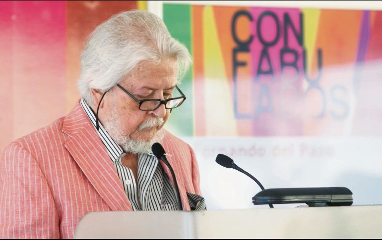 El autor de “Noticias del Imperio” fue un asiduo a la FIL y a sus actividades; en la imagen, participa en la lectura en voz alta de 2011, dedicada a Juan José Arreola. NOTIMEX