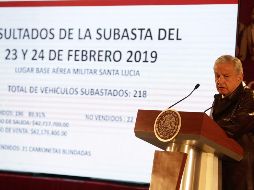 De los 218 lotes ofertados, 22 se declararon desiertos. SUN/L. Cortés