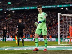 En el juego ante Manchester City, Kepa se negó a ser sustituido antes de la tanda de penaltis, mientras el técnico se desesperaba porque pensaba que el español estaba lesionado. REUTERS / A. Couldridge