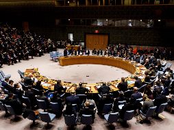 Vista general este martes de una reunión de urgencia sobre Venezuela en el Consejo de Seguridad de Naciones Unidas solicitada por Estados Unidos, en Nueva York. EFE/J. Lane
