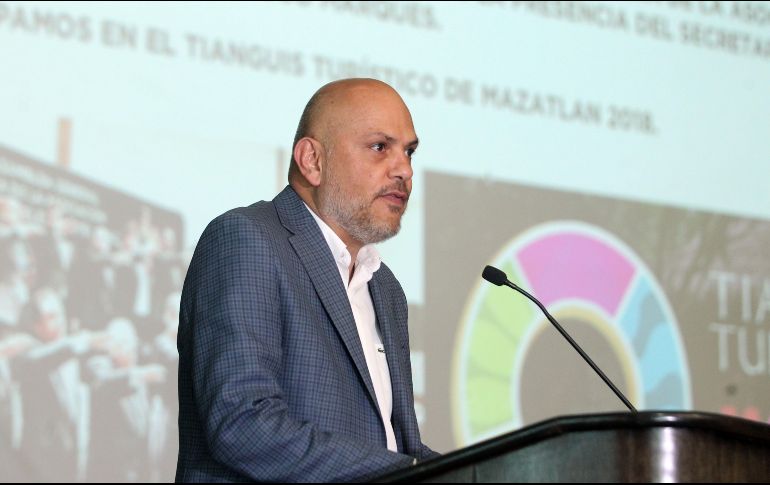 El secretario de Turismo estatal, Germán Ralis, estimó que las pérdidas por el retraso en la construcción de la Línea 3 del Tren Ligero se valúan entre 500 y mil MDP. EL INFORMADOR / E. Barrera