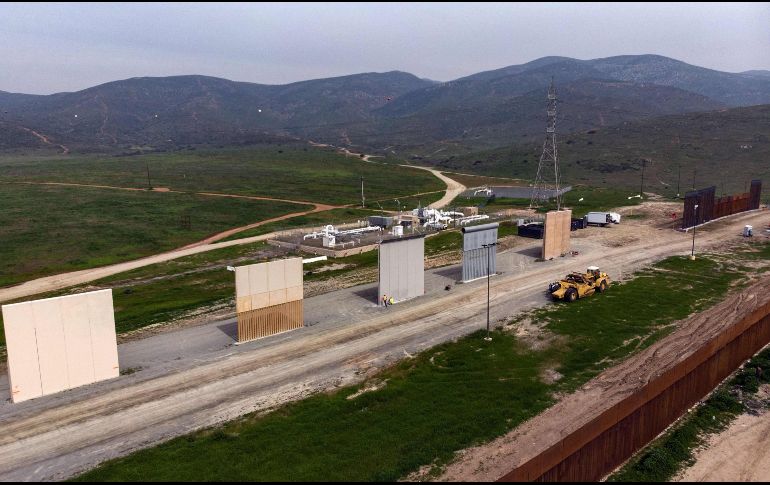 Trump planea invertir en el muro fondos del Departamento de Defensa que iban dirigidos a la construcción de infraestructura militar y a programas antidrogas. AFP/G. Aria