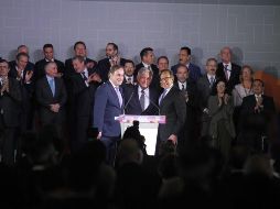 El presidente Andrés Manuel López Obrador asistió a la XXXVI Asamblea Anual Ordinaria del Consejo Coordinador Empresarial. NTX/G. Durán