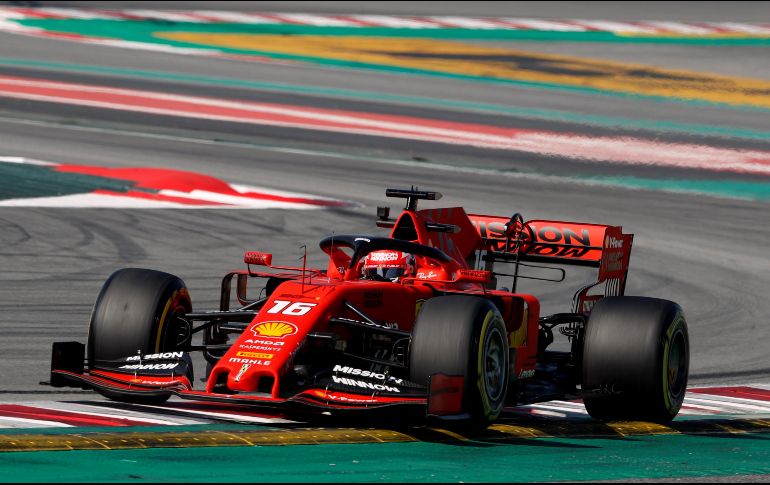 El joven monegasco marcó un tiempo de un minuto y 16.231 segundos en una mañana soleada en Barcelona. REUTERS / A. Gea