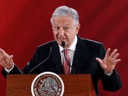 Durante su conferencia de prensa, López Obrador sostuvo que el gobierno representa a todos. EFE / J. Méndez
