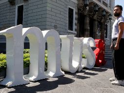 El diseñador Carlos Eduardo Rubio Jacobo presenta la colección “Doliente”, de su marca Jacobo sin A, en el Museo de las Artes. EL INFORMADOR/A. Camacho