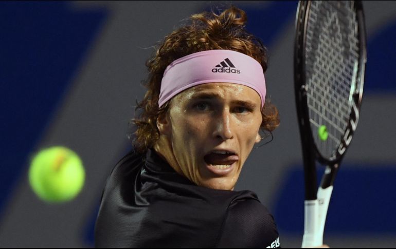 Luego de la eliminación de Rafael Nadal, Zverev se convirtió en candidato natural a la vacante corona en el ATP. AFP/P. Pardo