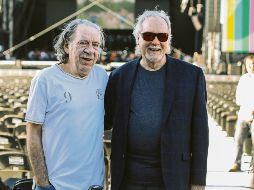 Carlos Narea, director artístico del evento, y Darío de León, director de GeneraMúsica, alistan el concierto “Plácido en el alma”. EL INFORMADOR / G. Gallo