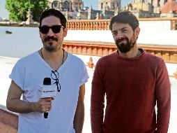 Joe Rendón y José María de Tavira visitaron las instalaciones de EL INFORMADOR. EL INFORMADOR / A. Navarro