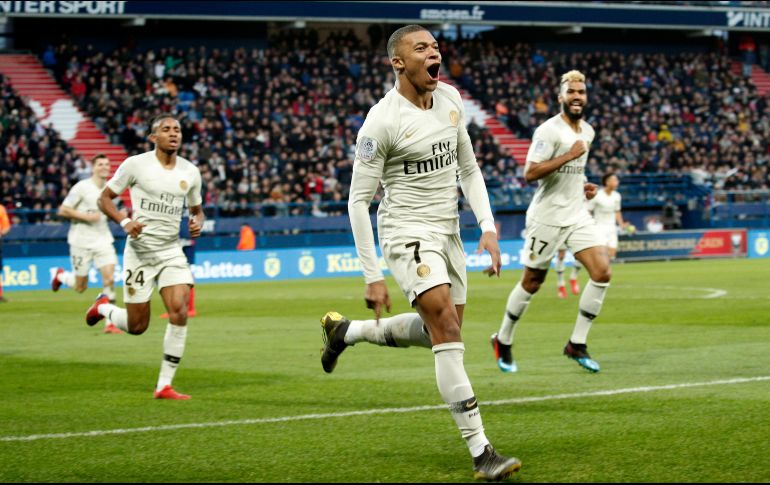 El joven atacante evitó un tropiezo inesperado del cuadro de Thomas Tuchel antes de enfrentarse al Manchester United en la vuelta de octavos de la Liga de Campeones. EFE / Y. Valat