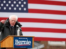 Sanders prometió vencer al presidente actual, a quien calificó como la 