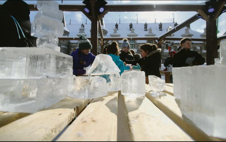 Arte congelado. CORTESÍA