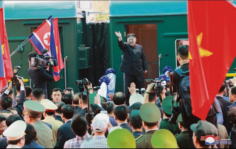 Por primera vez el mandatario de norcorea respondió a preguntas de reporteros occidentales. REUTERS