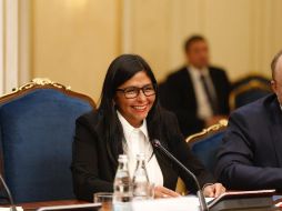 La vicepresidenta venezolano, Delcy Rodríguez se encuentra en Rusia para debatir la cooperación con el objetivo de prevenir acciones militares contra Venezuela. TWITTER / @DrodriguezVen