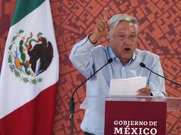 López Obrador también anunció que el proyecto de la mina Los Cardones se cancelaba. NTX / G. Durán