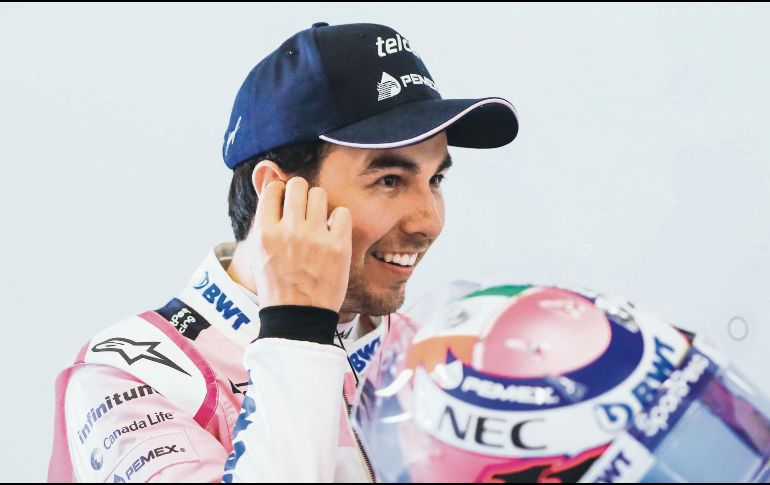 El piloto tapatío espera que esta temporada sea más competitiva. SPORTPESA RACING POINT / G. Dumbar