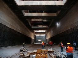 Las obras en el túnel se realizan con el presupuesto etiquetado originalmente para este año (mil millones de pesos), que se estima se agotarán en las próximas semanas. EL INFORMADOR/Archivo