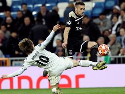 Desde el primer minuto, el Ajax dio la vuelta a la eliminatoria para apear de la Liga de Campeones al campeón de las tres últimas ediciones. EFE/ R. Jiménez