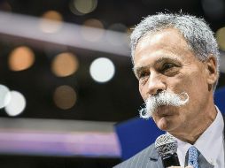 Chase Carey, presidente de la Fórmula Uno, ve viable sacar de Inglaterra a las escuderías. AFP / F. Coffrini