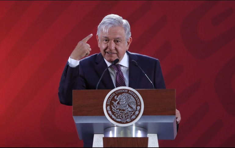 El Mandatario señaló que está seguro de que va a crecer el país y no solo eso, México se va a convertir en una potencia económica porque tiene todo, muchos recursos naturales, un pueblo trabajador. EFE / S. Gutiérrez