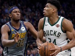 Giannis Antetokounmpo se despachó ayer con 29 puntos para Milwaukee. AP/A. Gash
