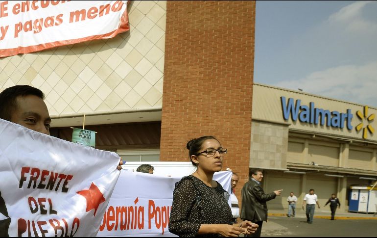 El paro de labores estallaría en 121 establecimientos de Walmart ubicados en 10 estados, además de que se extendería a los 52 de Sam’s Club y de Bodega Aurrera. AFP/Archivo
