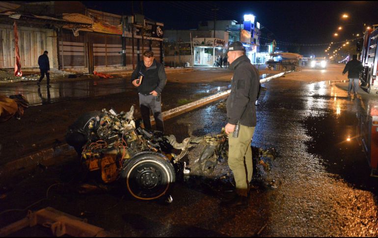 Al menos 10 personas resultaron heridas, informan autoridades. AFP/Z. Al-Obeidi