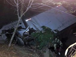 El percance se registró este jueves en la carretera Ixtapa-Soyaló. AFP