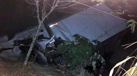 El percance se registró este jueves en la carretera Ixtapa-Soyaló. AFP