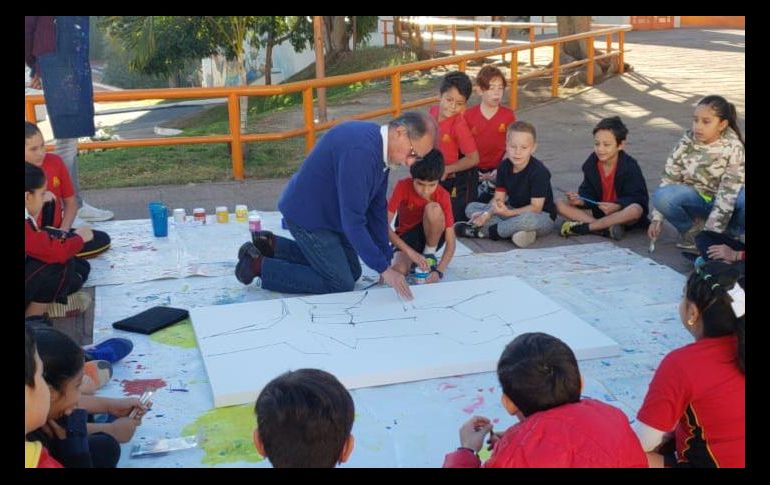 Diez pintores apoyarán a los alumnos a desarrollar un lienzo por cada salón. ESPECIAL