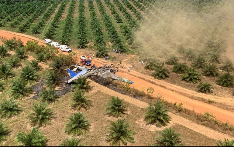 El accidente pudo deberse a la falla de un motor. TWITTER/@Conradoaviacion