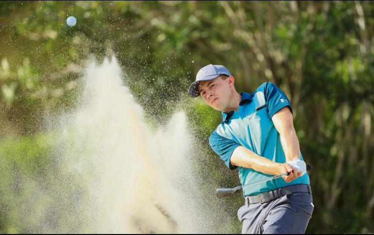 Matthew Fitzpatrick escaló ocho posiciones para ubicarse en la cima. AFP / S. Greenwood